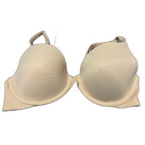 Victoria’s Secret PINK Bra 34C Beige Wear Everywhere Lightly Lined Underwire
